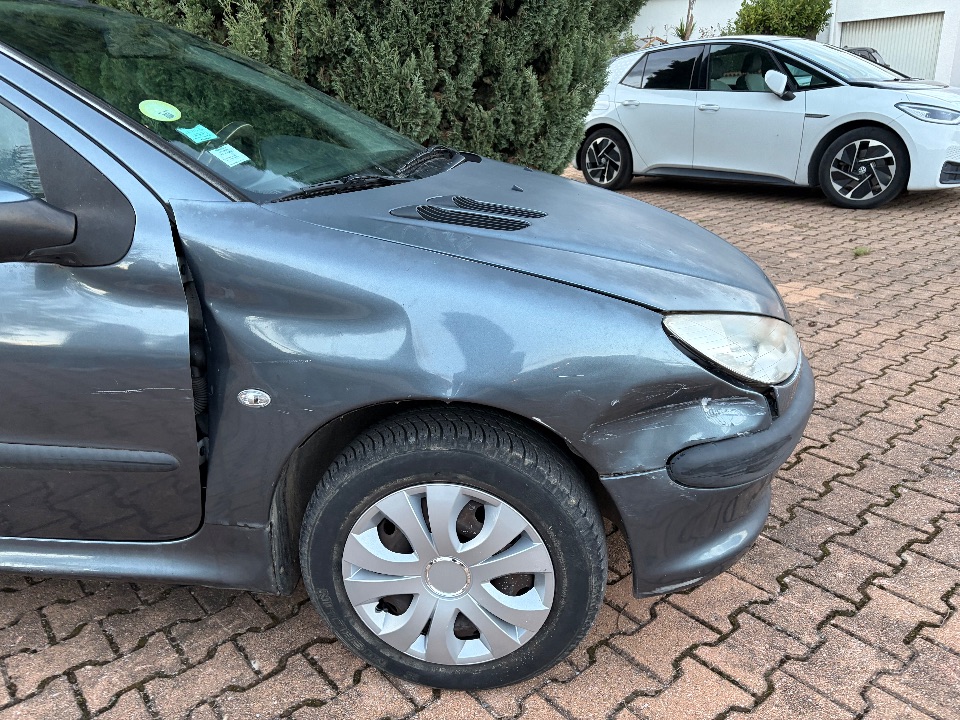 Peugeot 206 2005 – vue compteur